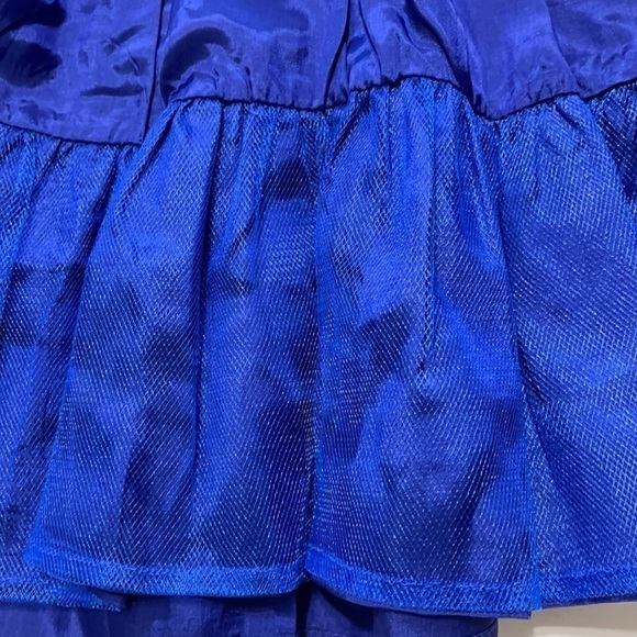 Tracy Reese- Blue & Orange Floral Print Dress - Picture 10 of 14